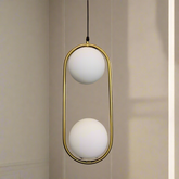 Pendul Jolie Reglabil 2xE14 Auriu