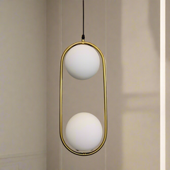 Pendul Jolie Reglabil 2xE14 Auriu