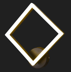 Aplica LED Diametru 20x20cm 15W Urban 3 Tipuri de Lumini Negru