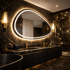 Oglinda LED Premium 160x85cm Touch 3 Culori Luminoase