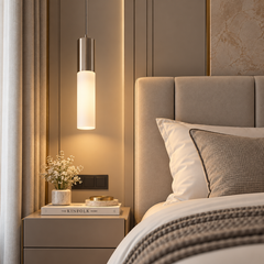 Pendul LED 3 Lumini Argintiu