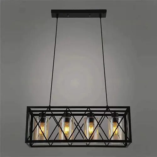 Pendul Rustic Eagle 4xE27 Reglabil 60cm