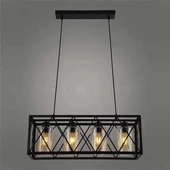 Pendul Rustic Eagle 4xE27 Reglabil 60cm