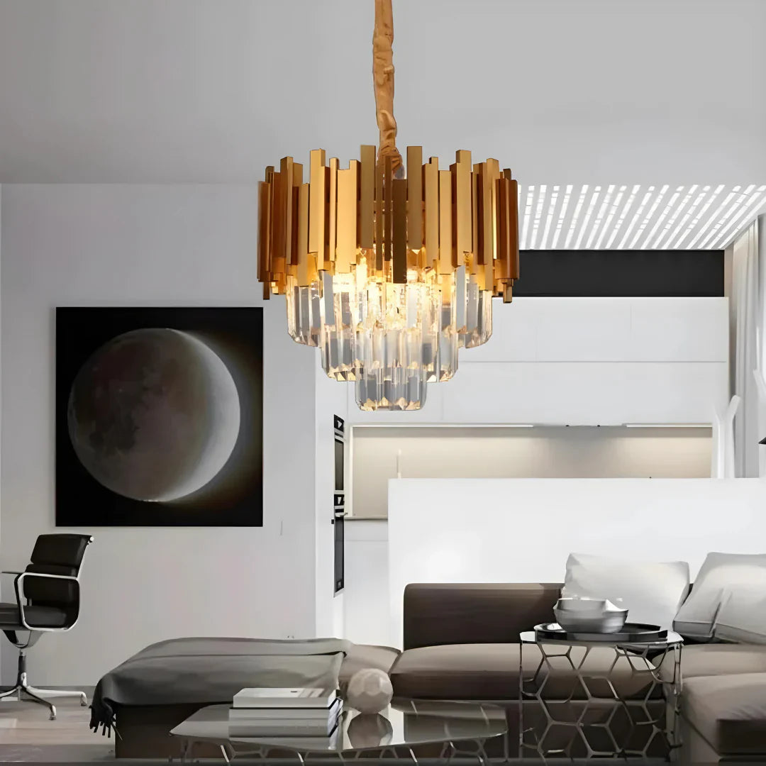 Candelabru Lauren Diametru 30cm Auriu