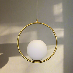 Pendul Jolie Reglabil 1xE14 Auriu
