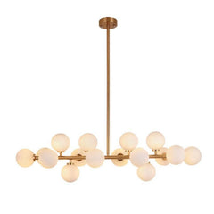 Pendul Jolie Reglabil 16xG9 Lungime 90cm Auriu