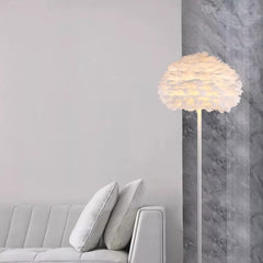Lampadar Fluffy 1xE27 175cm Alb