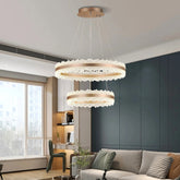 Pendul LED Diametru 60 + 40cm 288W Trinity Telecomanda 3 Tipuri de Lumini Maro