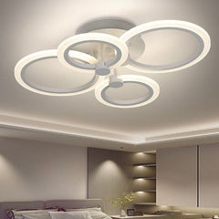 Lustra LED cu Telecomanda Odele 3 Tipuri de Lumini 108W Alb