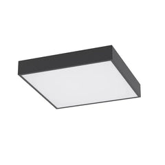 Plafoniera LED Diametru 30x30cm 40W Office Slim Lumina Rece Negru