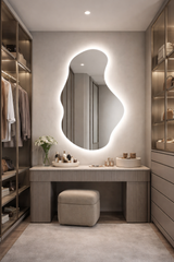 Oglinda LED Cloud 65x100cm Touch 3 Culori Luminoase