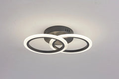 Lustra LED 35W Telecomanda Odele 3 Tipuri de Lumini Negru