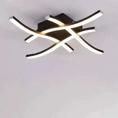 Lustra LED 28W Urban 3 Tipuri de Lumini Negru