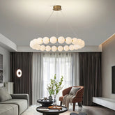 Pendul LED 60cm 40W Urban 3 Tipuri de Lumini Auriu
