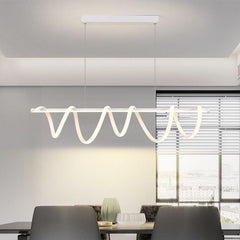 Pendul LED 90cm 94W cu Telecomanda Trinity 3 Tipuri de Lumini Alb