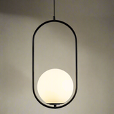 Pendul Jolie Reglabil 1xE27 Negru