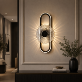 Aplica LED 30cm Dalia 3 Tipuri de Lumini Negru