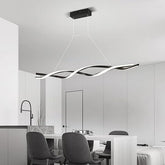 Pendul LED 80cm 60W cu Telecomanda Trinity 3 Tipuri de Lumini Negru