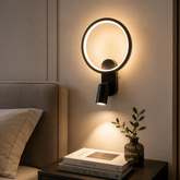 Aplica LED 28cm Urban 3 Tipuri de Lumini Negru
