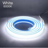 Banda LED COB 220V IP65 Lumina Rece 8W/m 100m/rola Alimentator Inclus