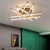 Lustra LED cu Telecomanda Zang 3 Tipuri de Lumini 150W Auriu