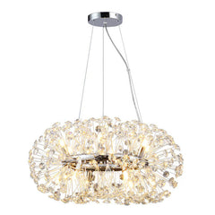 Candelabru Comet Oval Diametru 40cm Argintiu