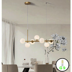 Pendul Jolie Reglabil 7xG9 65cm Auriu