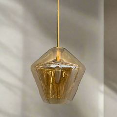 Pendul Jolie Reglabil 1xE27 Auriu