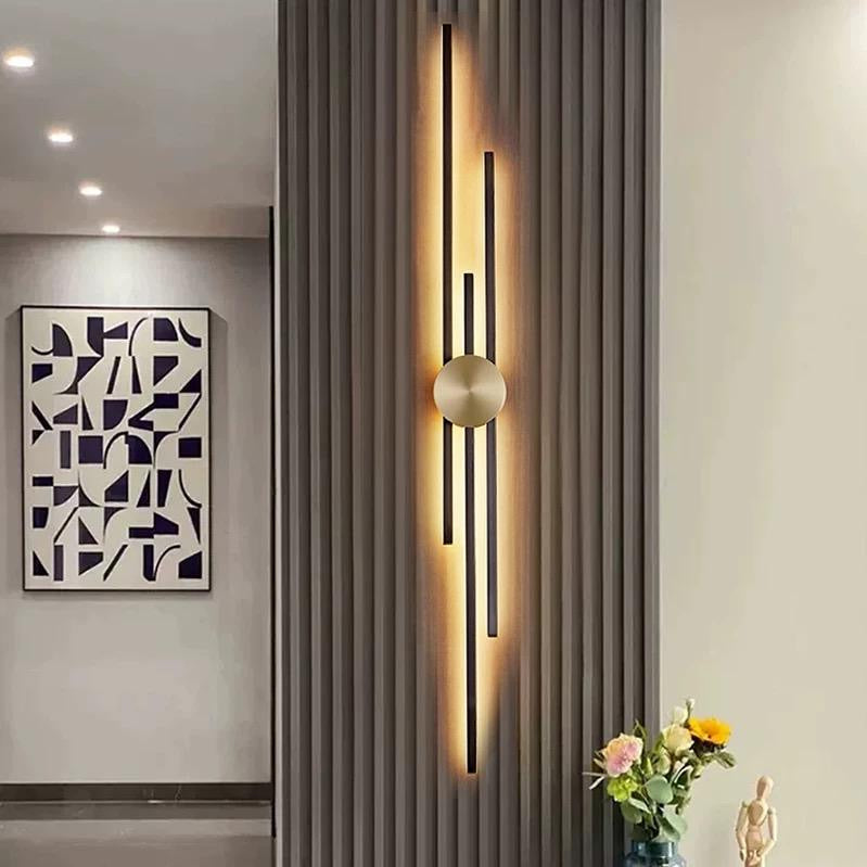 Aplica LED 80cm 37W Urban 3 Tipuri de Lumini Negru