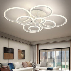 Lustra LED cu Telecomanda Odele 3 Tipuri de Lumini 284W Alb