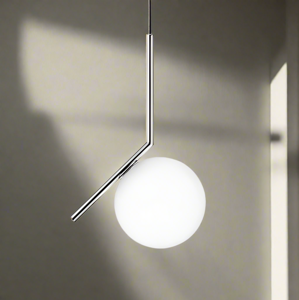 Pendul Jolie Reglabil 1xE27 Argintiu
