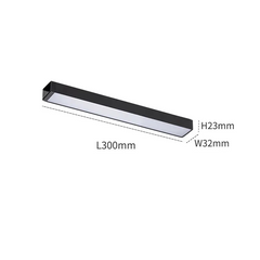 Banda LED 10W Lumina Neutra Sina Magnetica Aplicata Negru