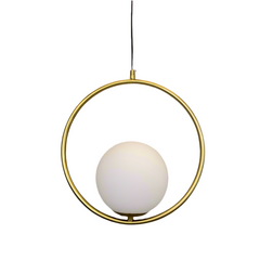 Pendul Jolie Reglabil 1xE14 Auriu
