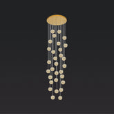 Candelabru Glow 30xG9 Diametru 60cm Auriu