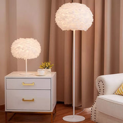 Lampadar Fluffy 1xE27 175cm Alb