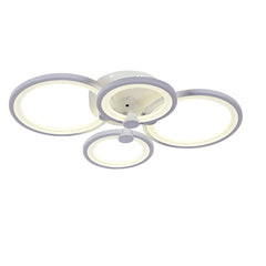 Lustra LED cu Telecomanda Odele 3 Tipuri de Lumini 108W Alb