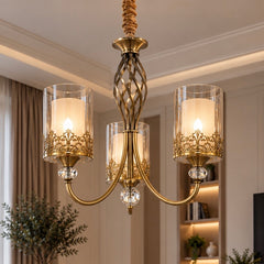 Candelabru Clasic Auriu cu 3 Brate
