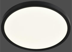 Plafoniera LED Ultra Slim 40cm 3 Tipuri de Lumini Negru