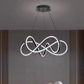Pendul LED Fantasy 50cm 230W cu Telecomanda 3 Tipuri de Lumini Negru
