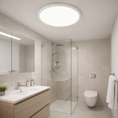 Plafoniera LED Diametru 40cm 24W 3 Tipuri de Lumini Alb