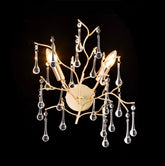 Aplica Cristal Leon 2xE14 30cm Auriu