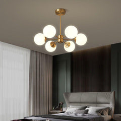 Pendul Jolie Reglabil 6xE27 50cm Auriu