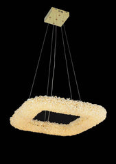 Pendul LED 52x52cm 112W Glow 3 Tipuri de Lumini Auriu