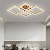 Lustra LED cu Telecomanda Elsabe 3 Tipuri de Lumini 100W Auriu