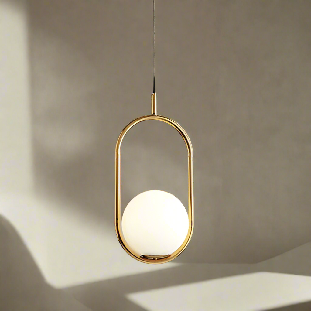Pendul Jolie Reglabil 1xE14 Auriu