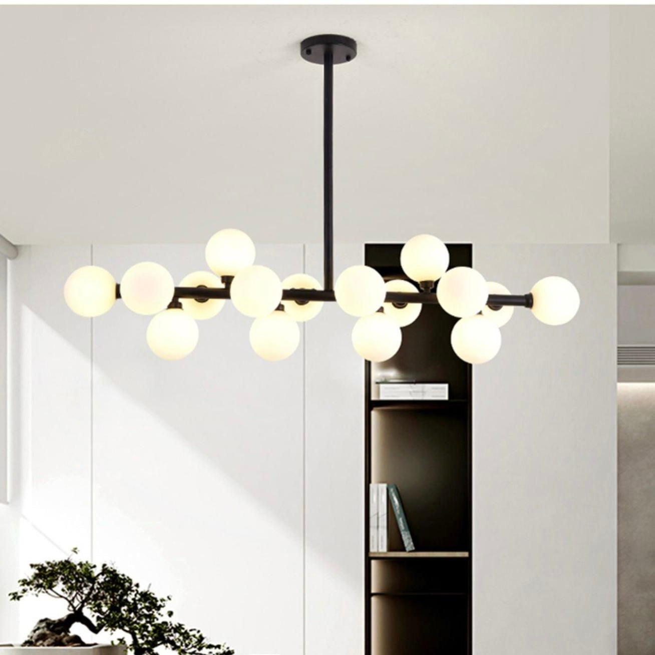 Pendul Jolie Reglabil 16xG9 Lungime 90cm Negru