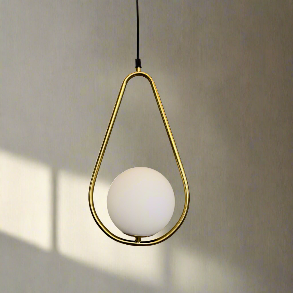 Pendul Jolie Reglabil 1xE14 Auriu