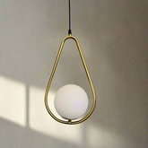 Pendul Jolie Reglabil 1xE14 Auriu