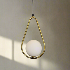 Pendul Jolie Reglabil 1xE14 Auriu