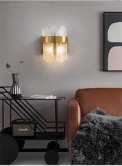 Aplica Cristal LED Spino 3 Tipuri de Lumini 15W Auriu